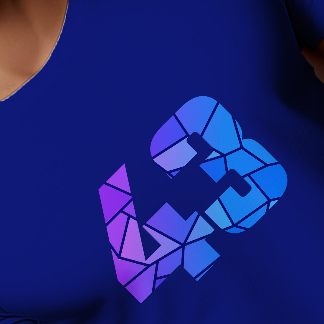 43 Number Men Unisex T-Shirt | Custom Number Graphic Tee (Royal Blue)