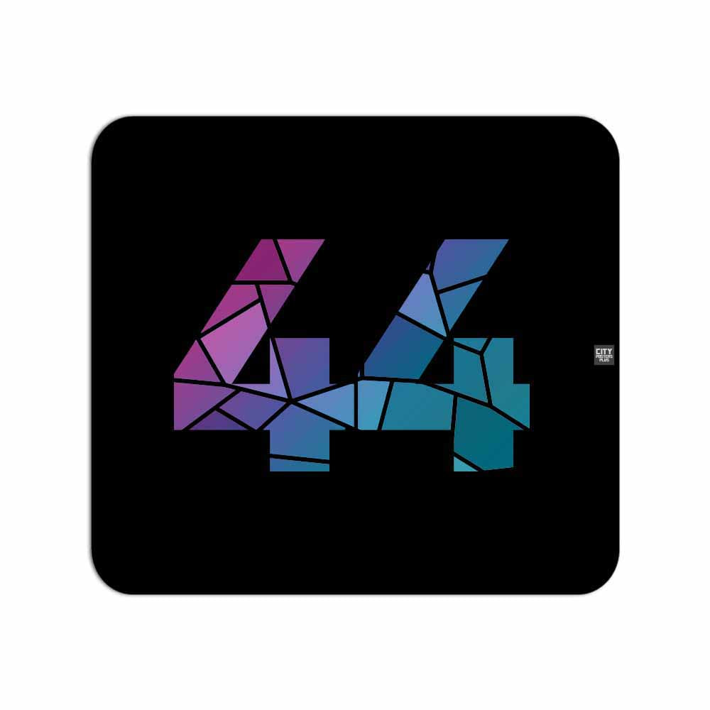 44 Number Mousepad (Black)