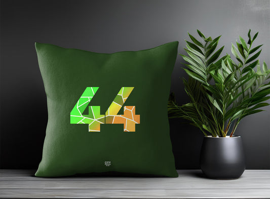 44 Number Pillow Case (Olive Green)