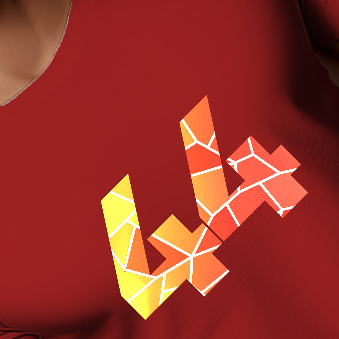 44 Number Men Unisex T-Shirt | Custom Number Graphic Tee (Red)
