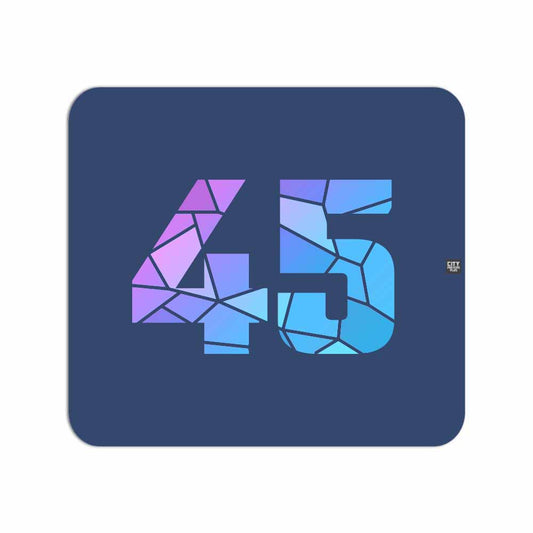 45 Number Mousepad (Navy Blue)