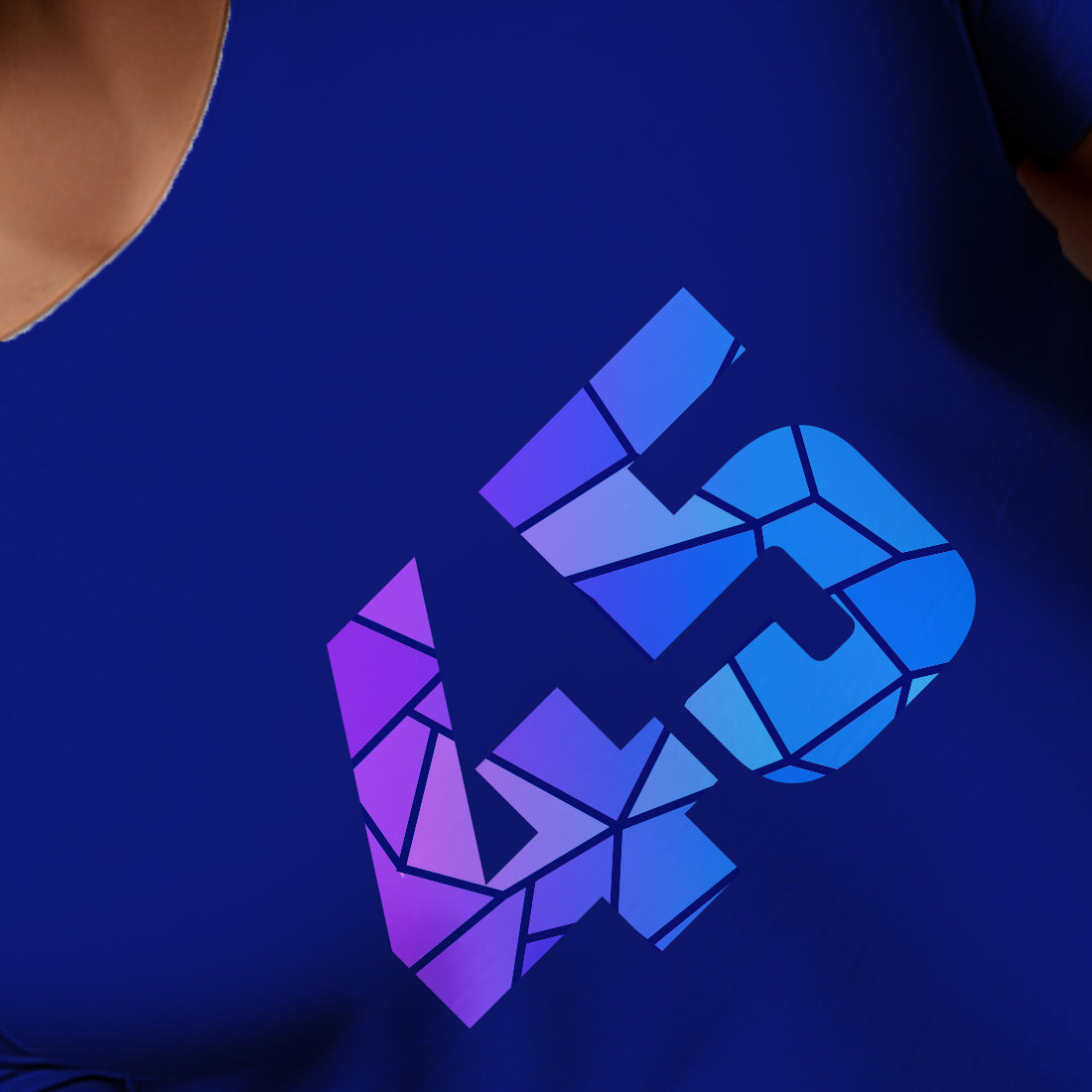 45 Number Men Unisex T-Shirt | Custom Number Graphic Tee (Royal Blue)