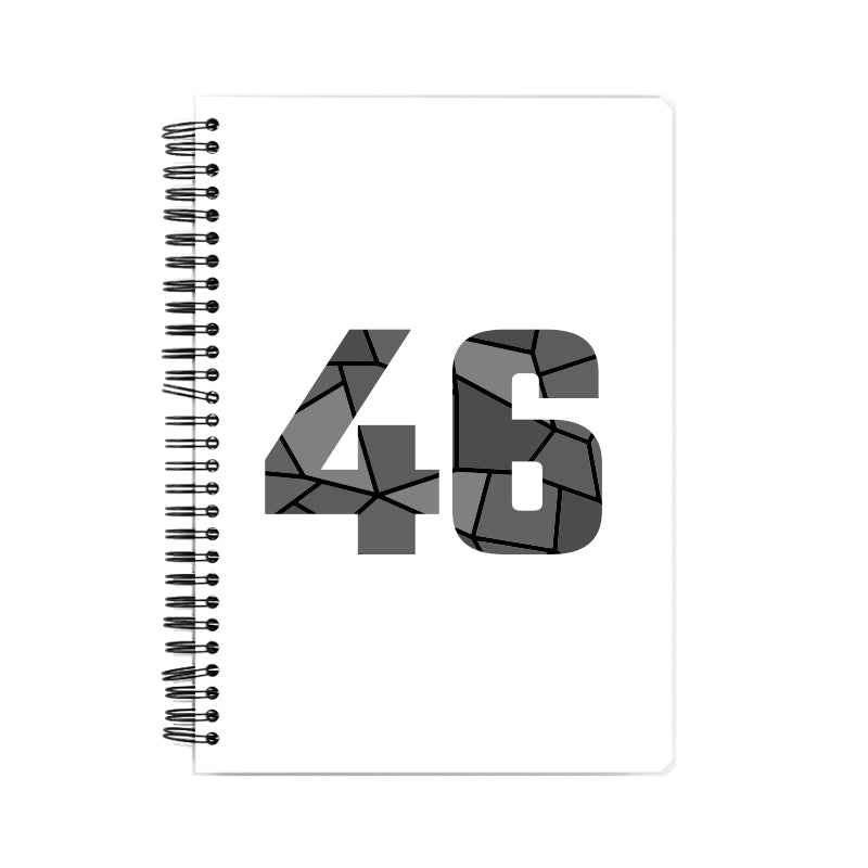 46 Number Notebook (White, A5 Size, 100 Pages, Ruled, 6 Pack)