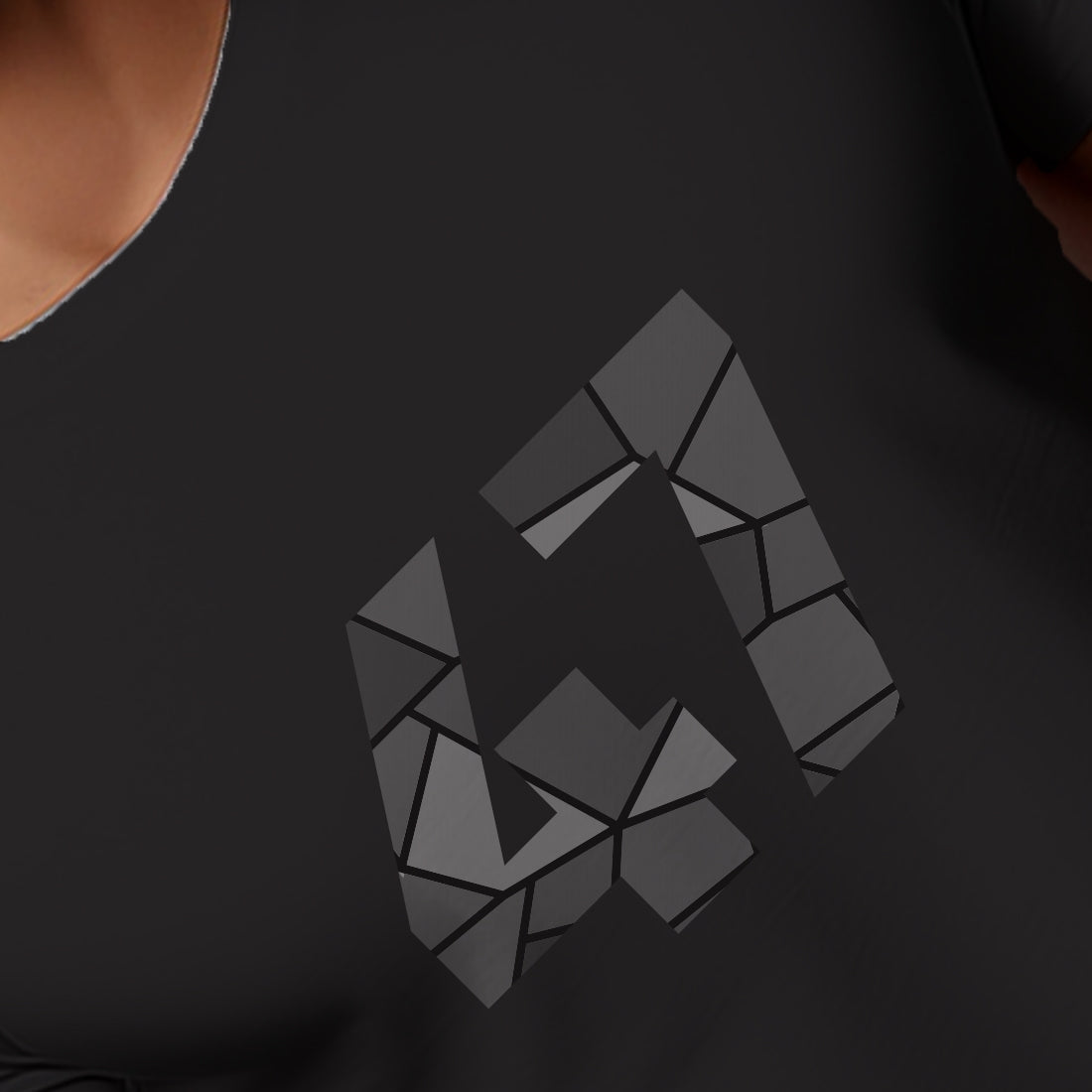 47 Number Men Unisex T-Shirt | Custom Number Graphic Tee (Black)