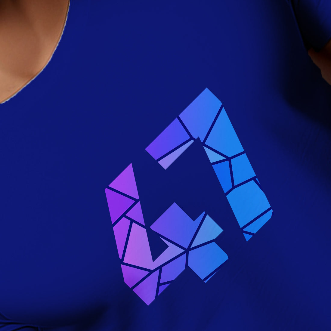 47 Number Men Unisex T-Shirt | Custom Number Graphic Tee (Royal Blue)