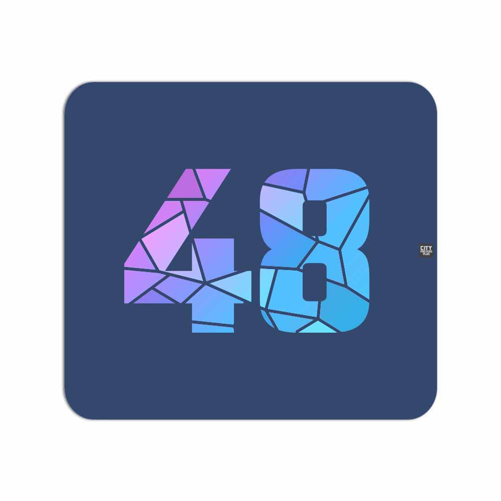48 Number Mousepad (Navy Blue)