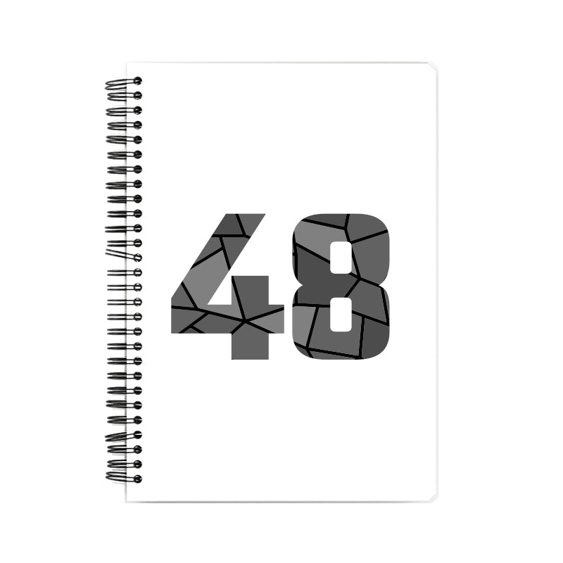 48 Number Notebook (White, A5 Size, 100 Pages, Ruled, 6 Pack)