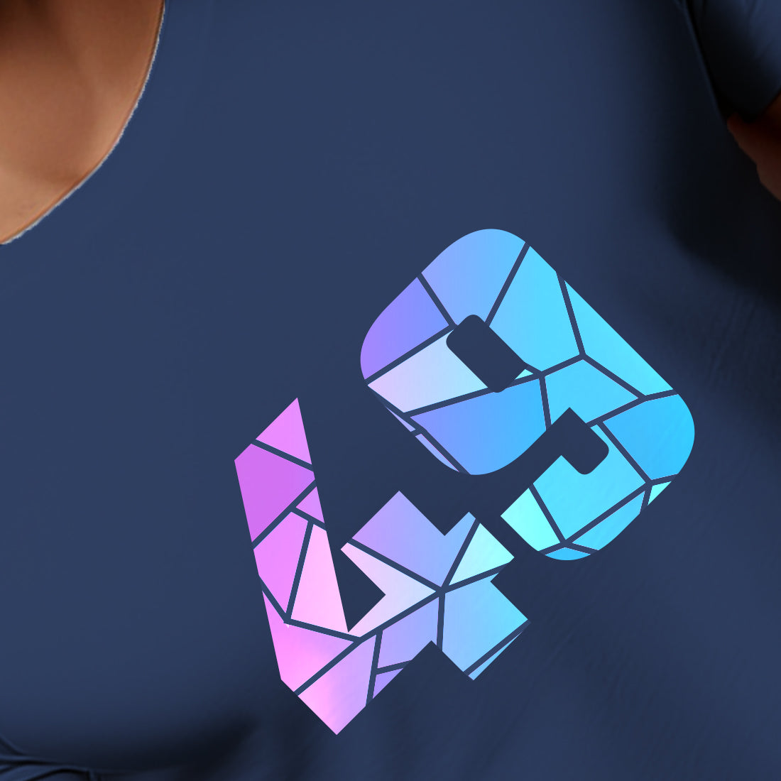 49 Number Men Unisex T-Shirt | Custom Number Graphic Tee (Navy Blue)