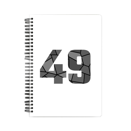 49 Number Notebook (White, A5 Size, 100 Pages, Ruled, 6 Pack)