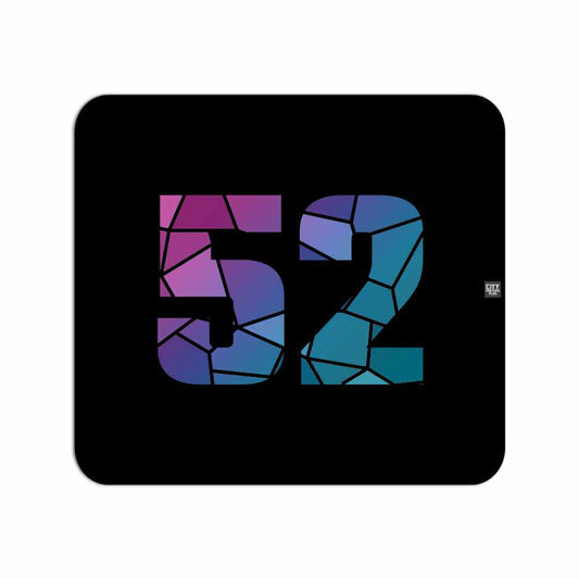 52 Number Mousepad (Black)