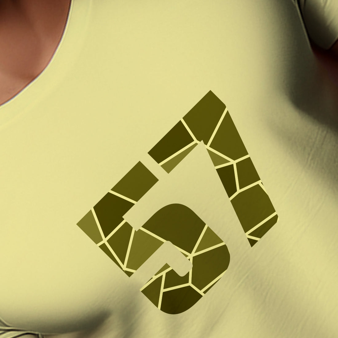 57 Number Men Unisex T-Shirt | Custom Number Graphic Tee (Butter Yellow)