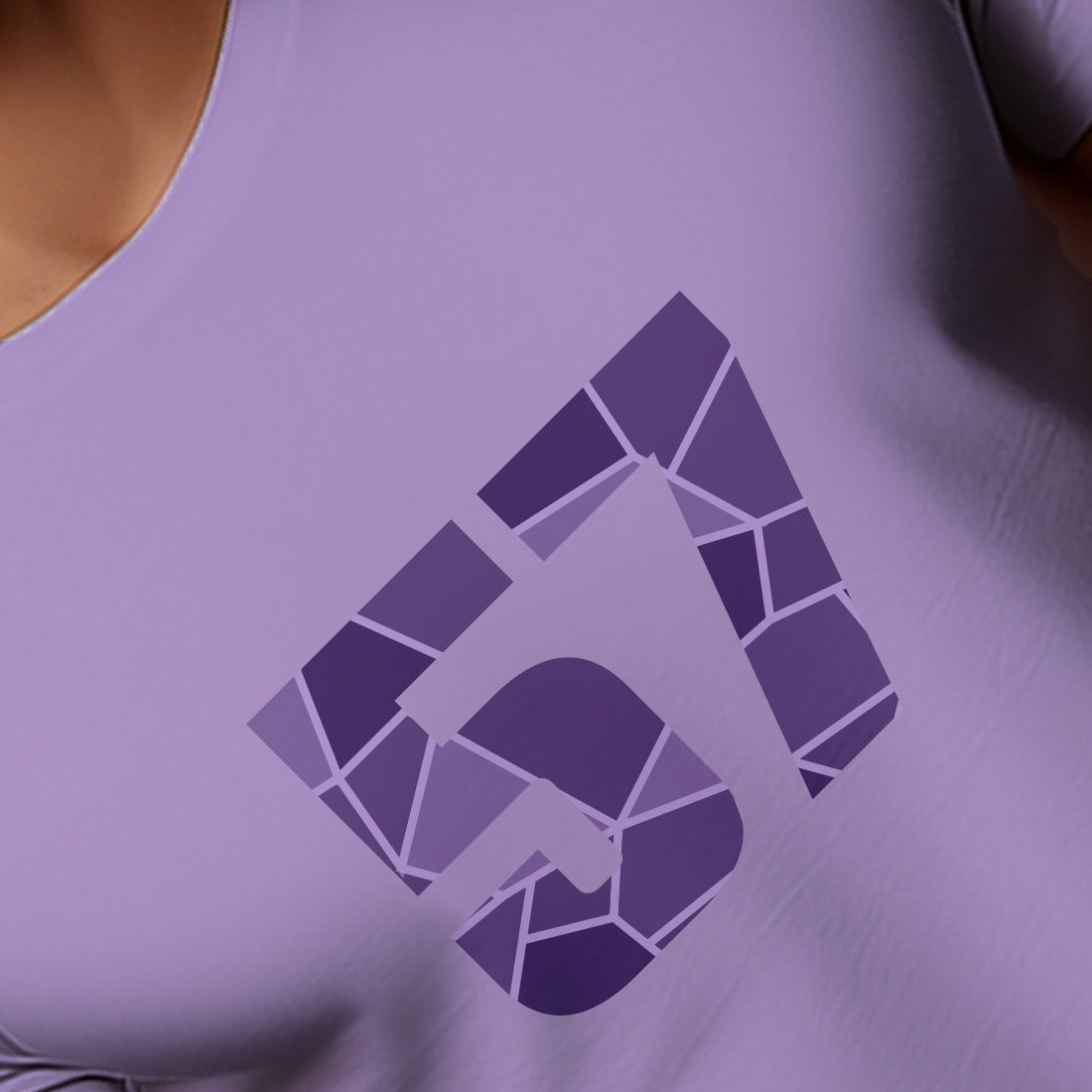 57 Number Men Unisex T-Shirt | Custom Number Graphic Tee (Iris Lavender)