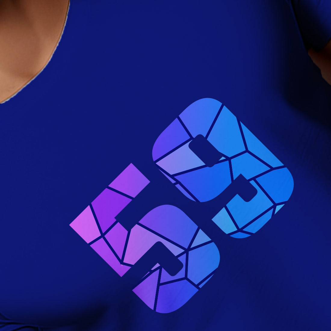 59 Number Men Unisex T-Shirt | Custom Number Graphic Tee (Royal Blue)