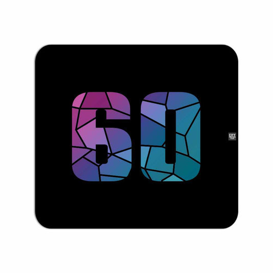 60 Number Mousepad (Black)
