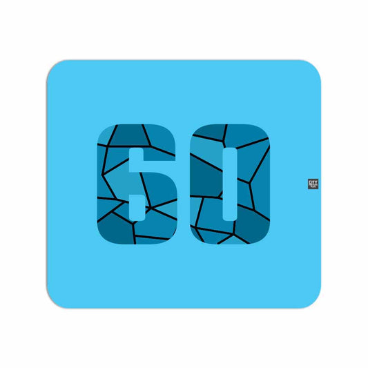 60 Number Mousepad (Sky Blue)