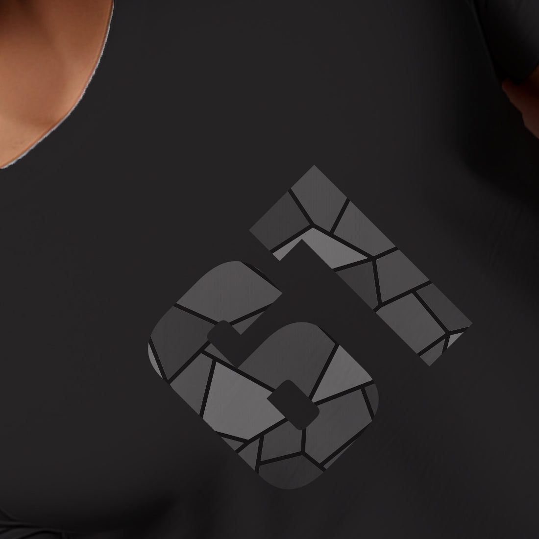 61 Number Men Unisex T-Shirt | Custom Number Graphic Tee (Black)