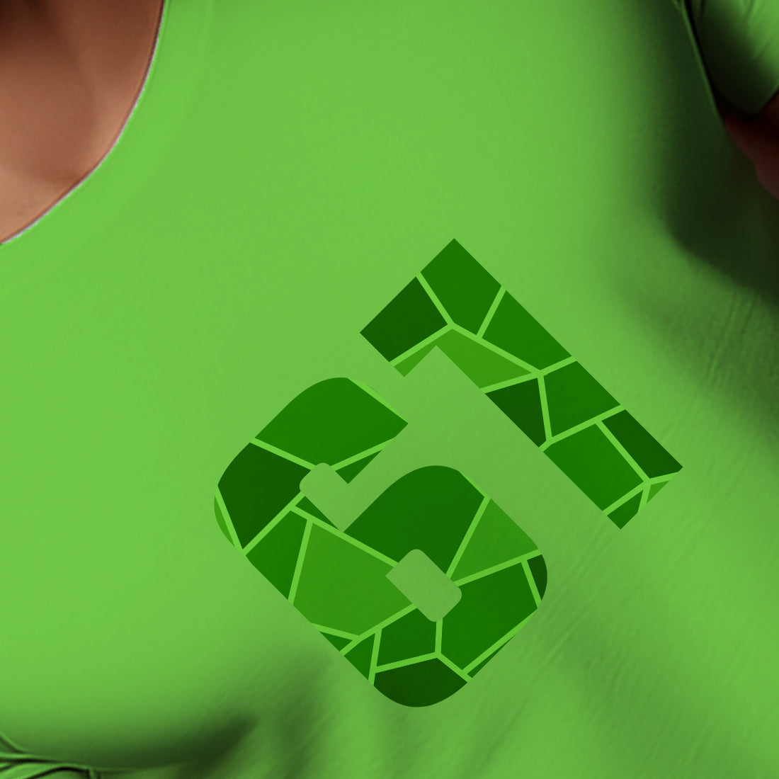 61 Number Men Unisex T-Shirt | Custom Number Graphic Tee (Liril Green)