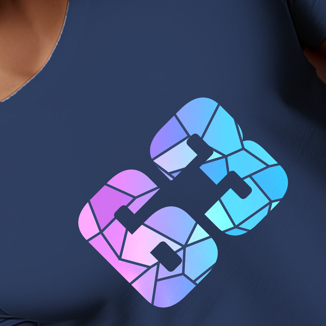 63 Number Men Unisex T-Shirt | Custom Number Graphic Tee (Navy Blue)