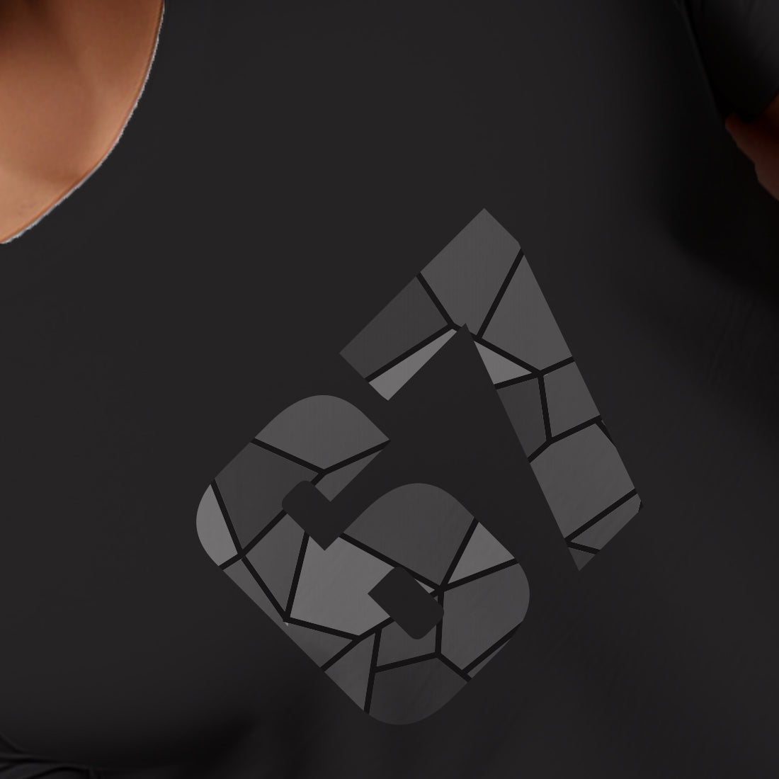 67 Number Men Unisex T-Shirt | Custom Number Graphic Tee (Black)