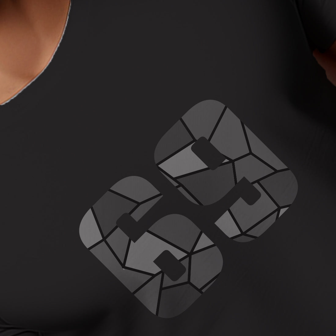 69 Number Men Unisex T-Shirt | Custom Number Graphic Tee (Black)