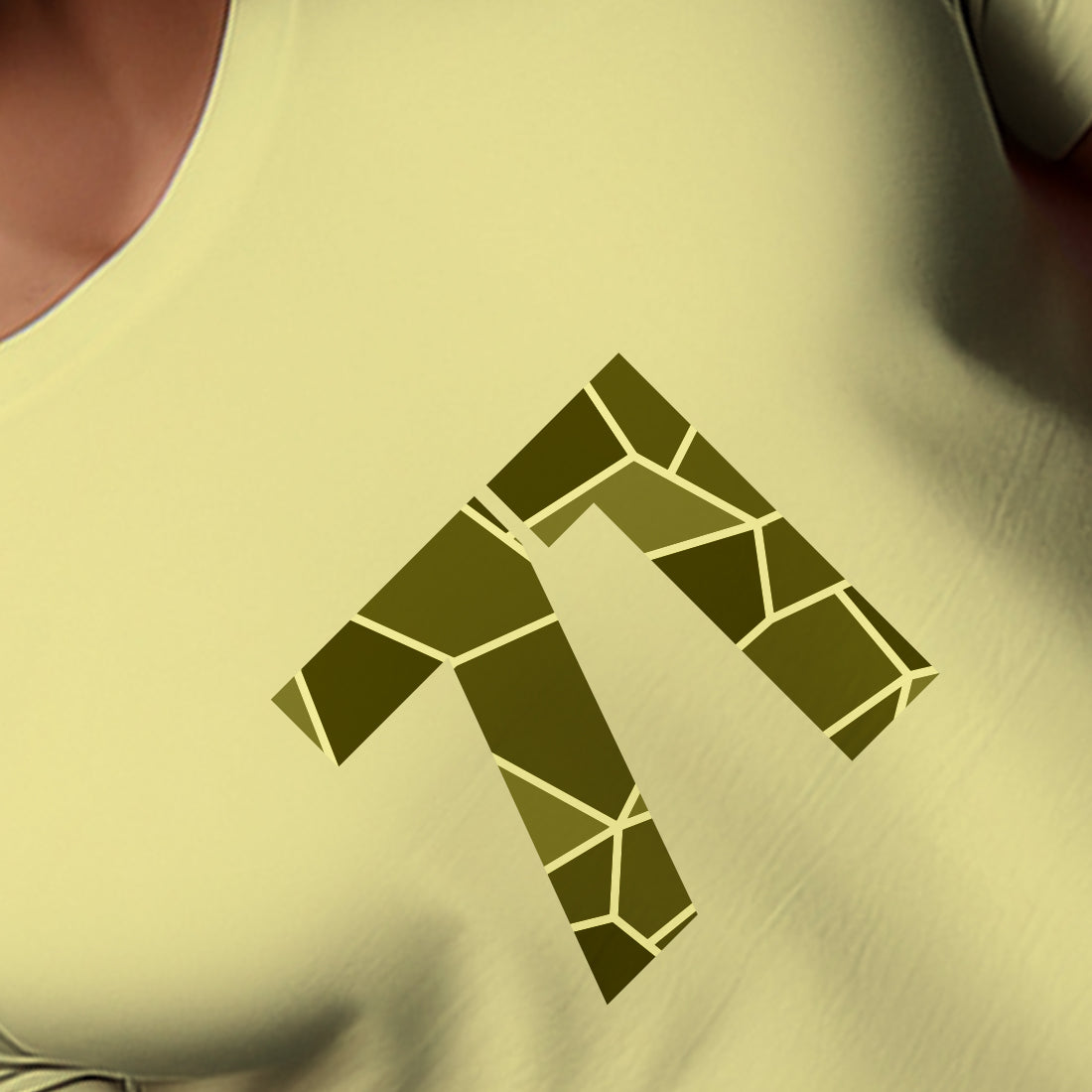 71 Number Men Unisex T-Shirt | Custom Number Graphic Tee (Butter Yellow)
