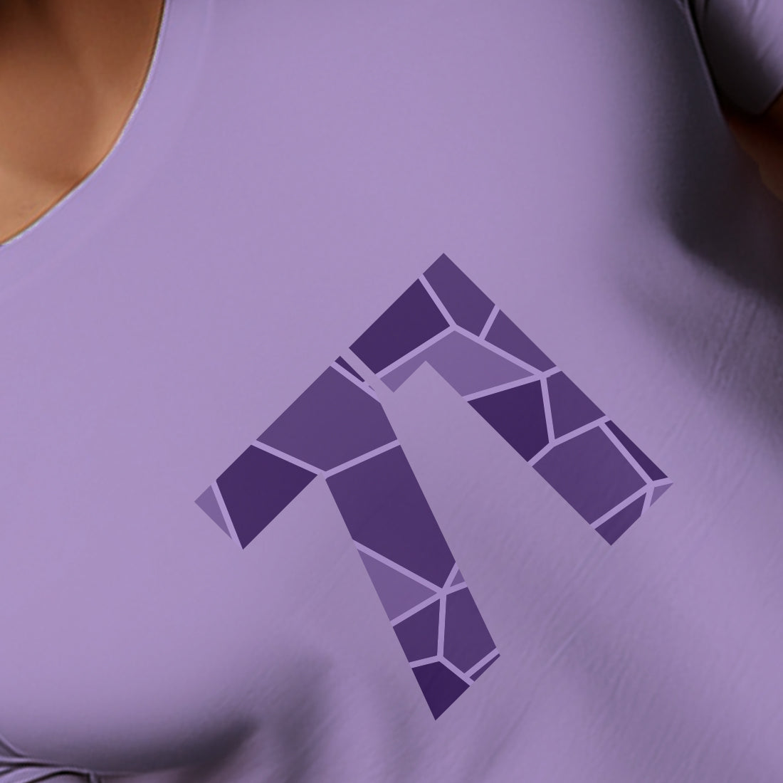 71 Number Men Unisex T-Shirt | Custom Number Graphic Tee (Iris Lavender)
