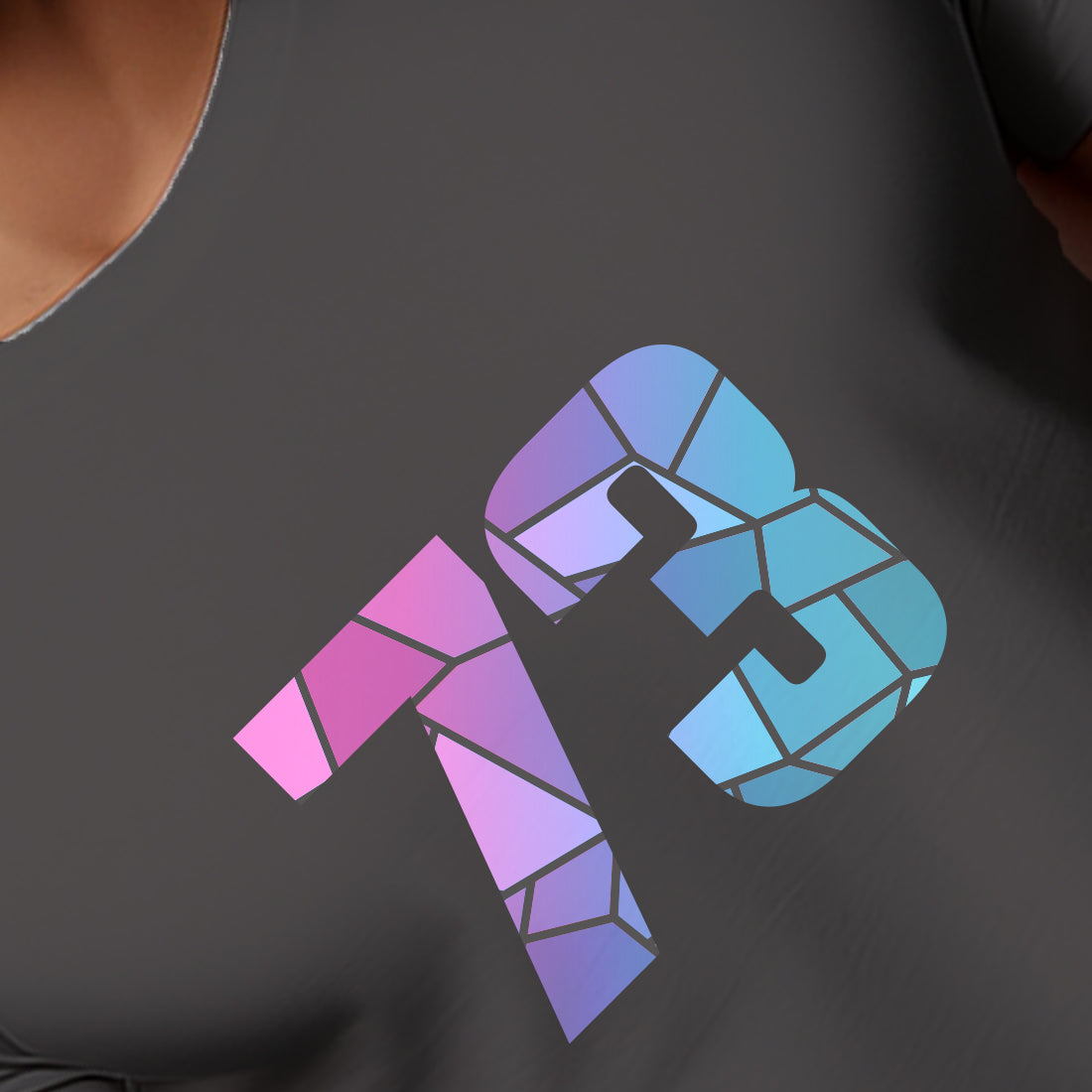 73 Number Men Unisex T-Shirt | Custom Number Graphic Tee (Charcoal Grey)