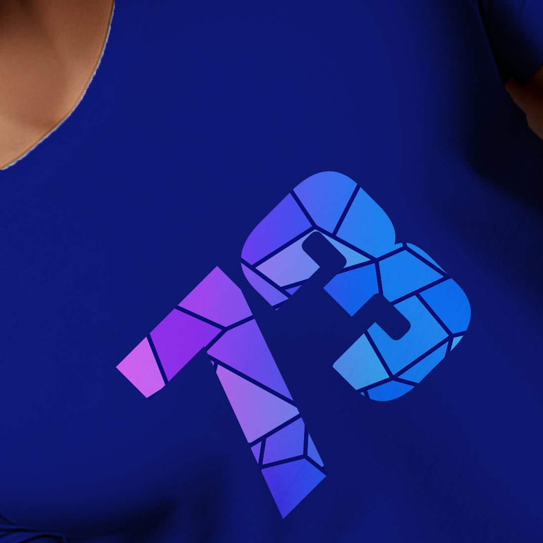 73 Number Men Unisex T-Shirt | Custom Number Graphic Tee (Royal Blue)