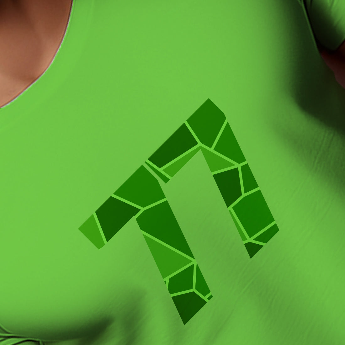77 Number Men Unisex T-Shirt | Custom Number Graphic Tee (Liril Green)