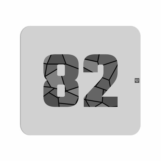 82 Number Mousepad (Melange Grey)