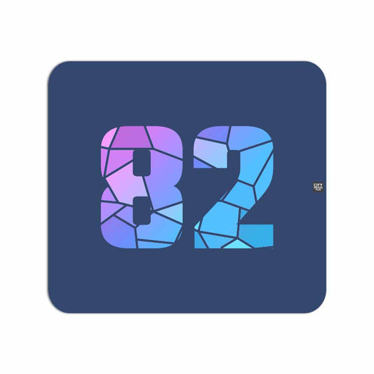 82 Number Mousepad (Navy Blue)