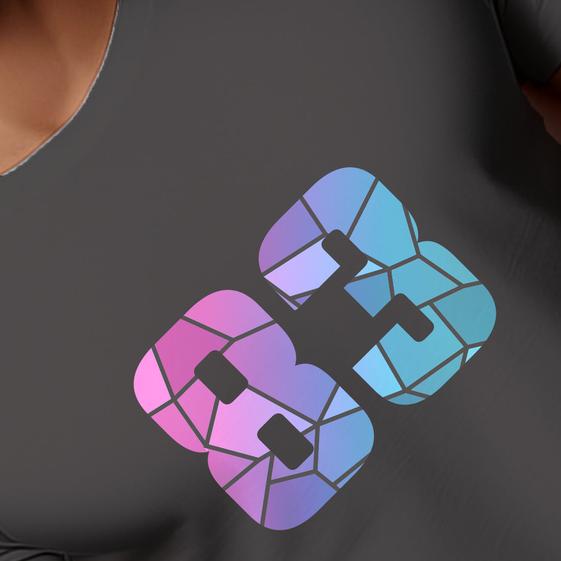 83 Number Men Unisex T-Shirt | Custom Number Graphic Tee (Charcoal Grey)