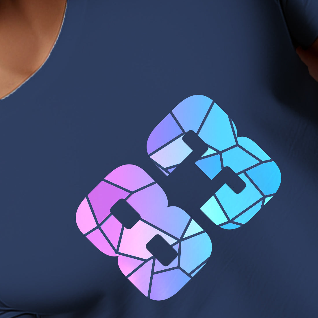 83 Number Men Unisex T-Shirt | Custom Number Graphic Tee (Navy Blue)