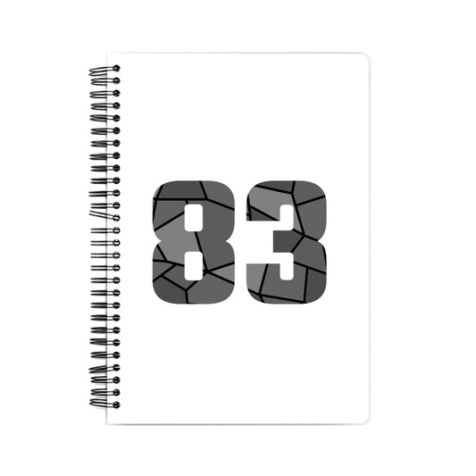 83 Number Notebook (White, A5 Size, 100 Pages, Ruled, 6 Pack)