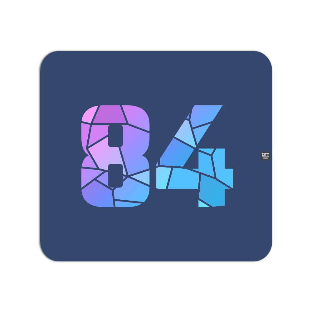 84 Number Mousepad (Navy Blue)