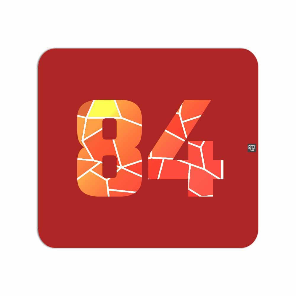 84 Number Mousepad (Red)