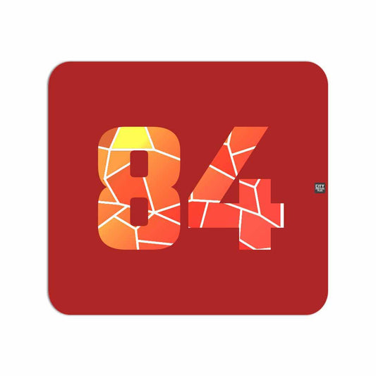 84 Number Mousepad (Red)