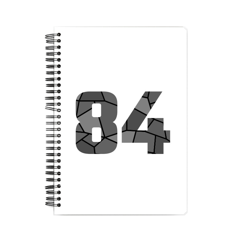 84 Number Notebook (White, A5 Size, 100 Pages, Ruled, 6 Pack)