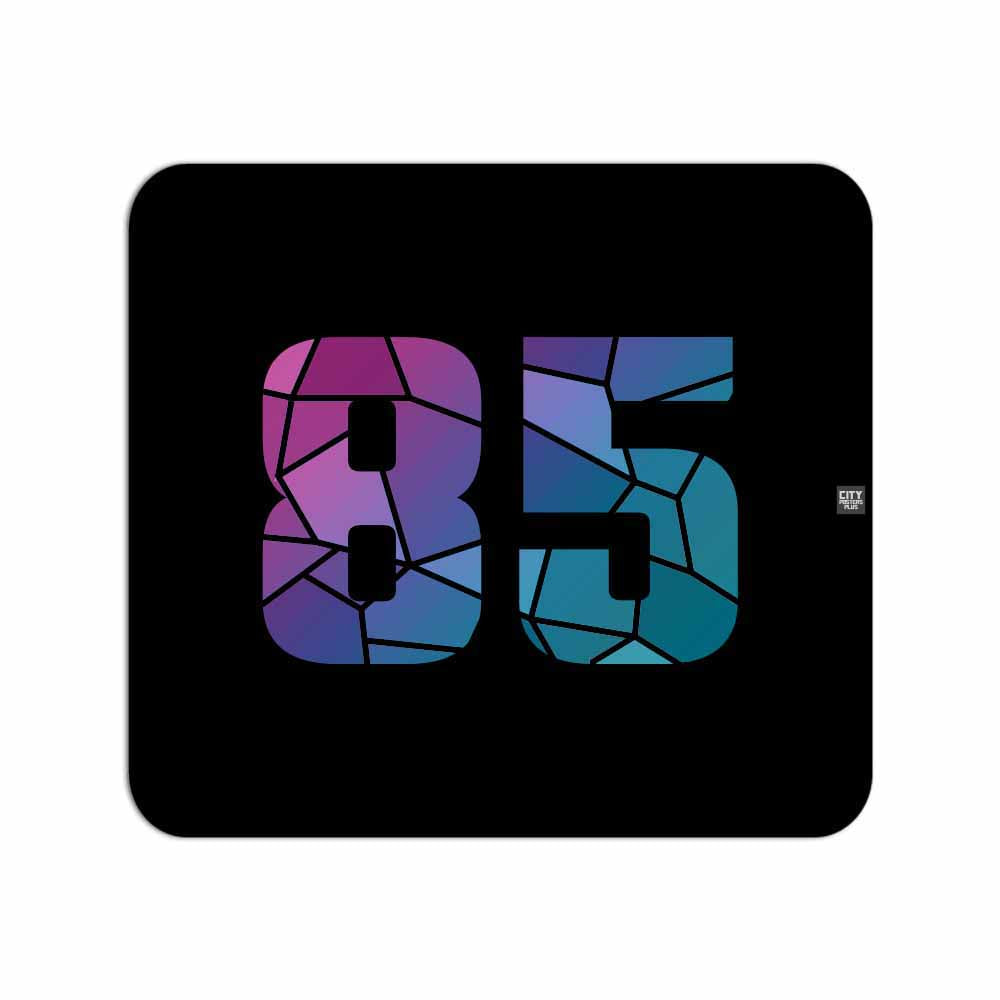 85 Number Mousepad (Black)