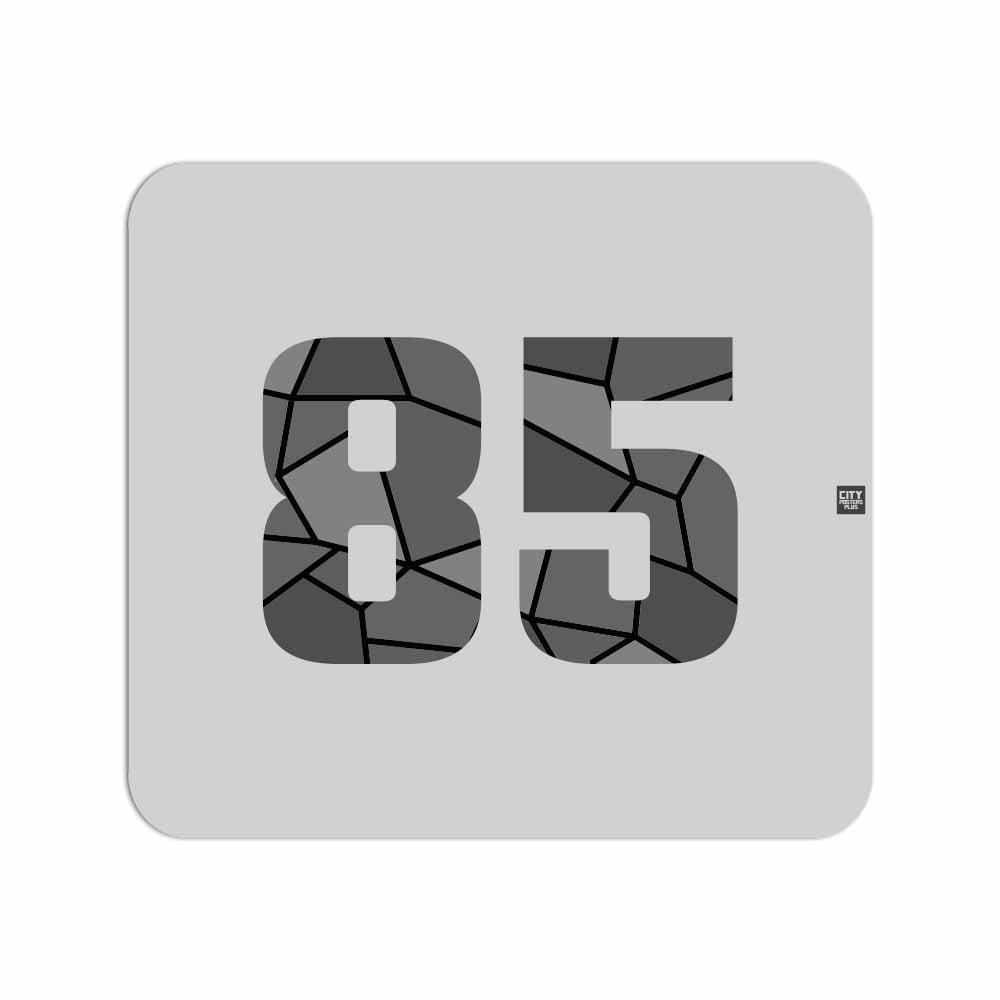 85 Number Mousepad (Melange Grey)