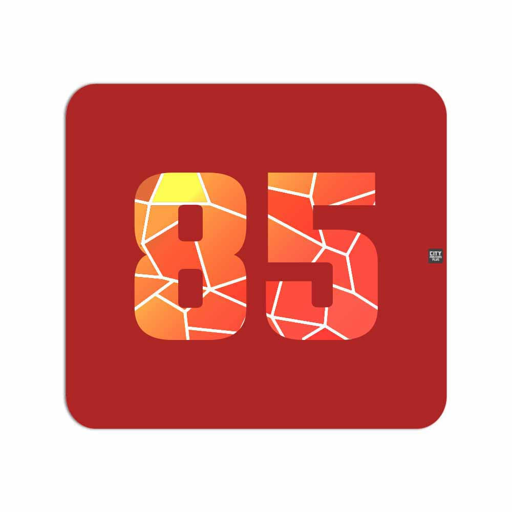 85 Number Mousepad (Red)