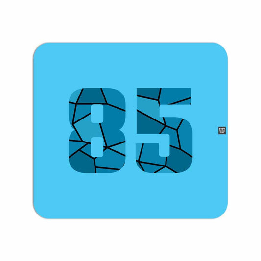 85 Number Mousepad (Sky Blue)