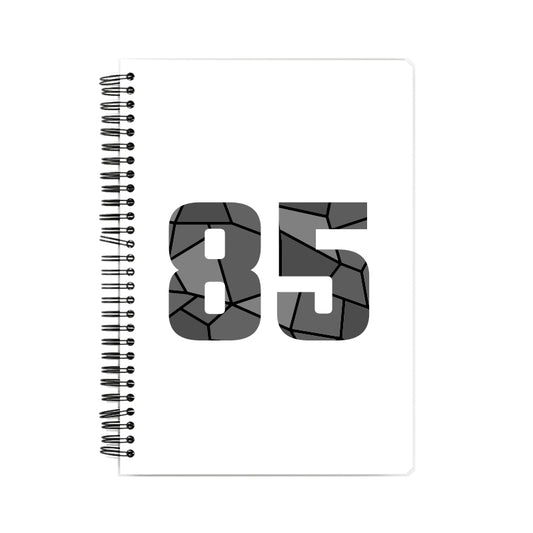 85 Number Notebook (White, A5 Size, 100 Pages, Ruled, 6 Pack)