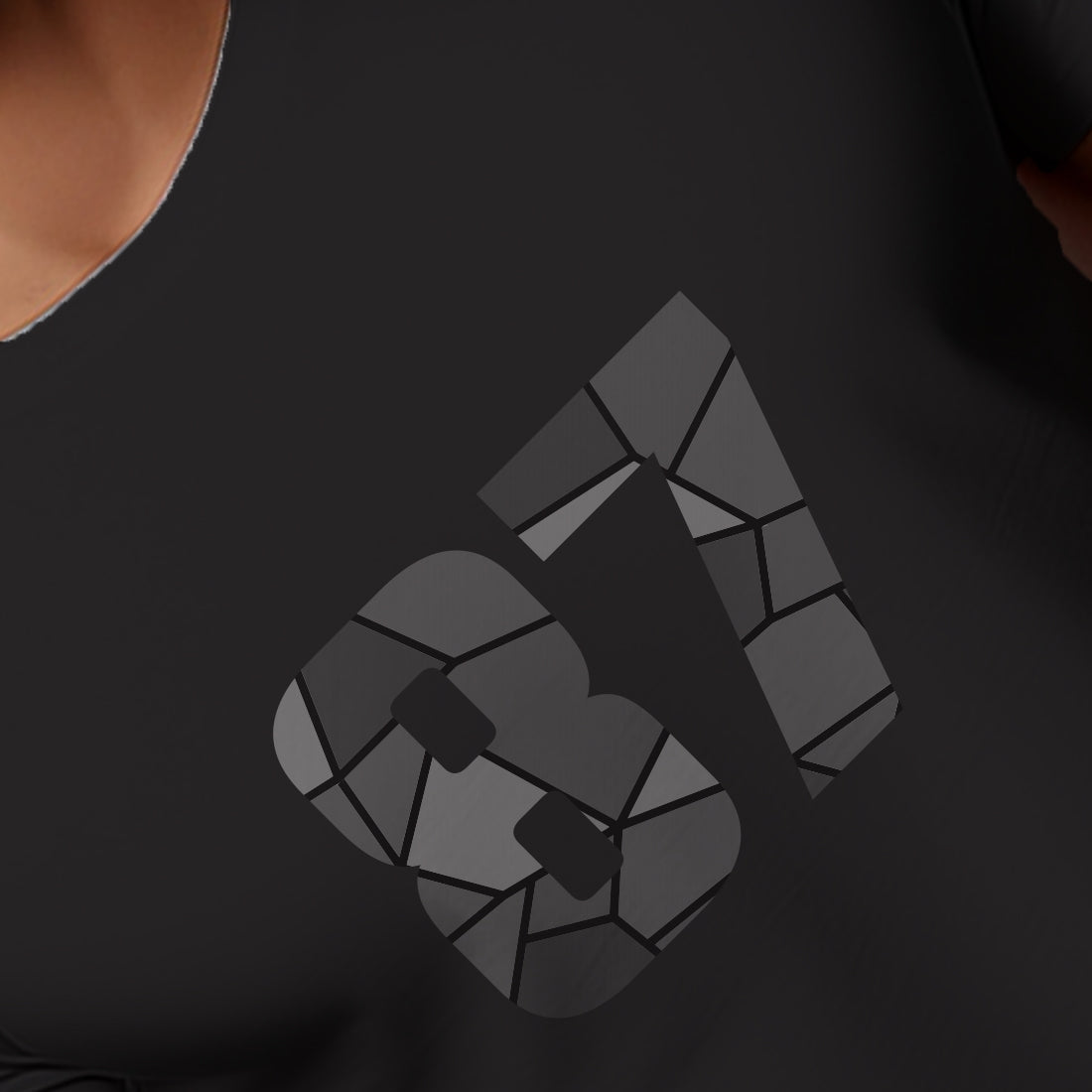 87 Number Men Unisex T-Shirt | Custom Number Graphic Tee (Black)
