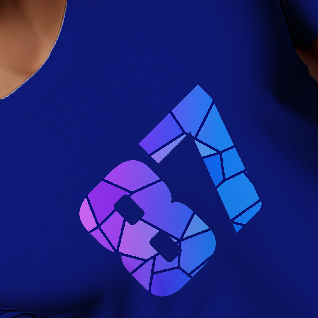 87 Number Men Unisex T-Shirt | Custom Number Graphic Tee (Royal Blue)