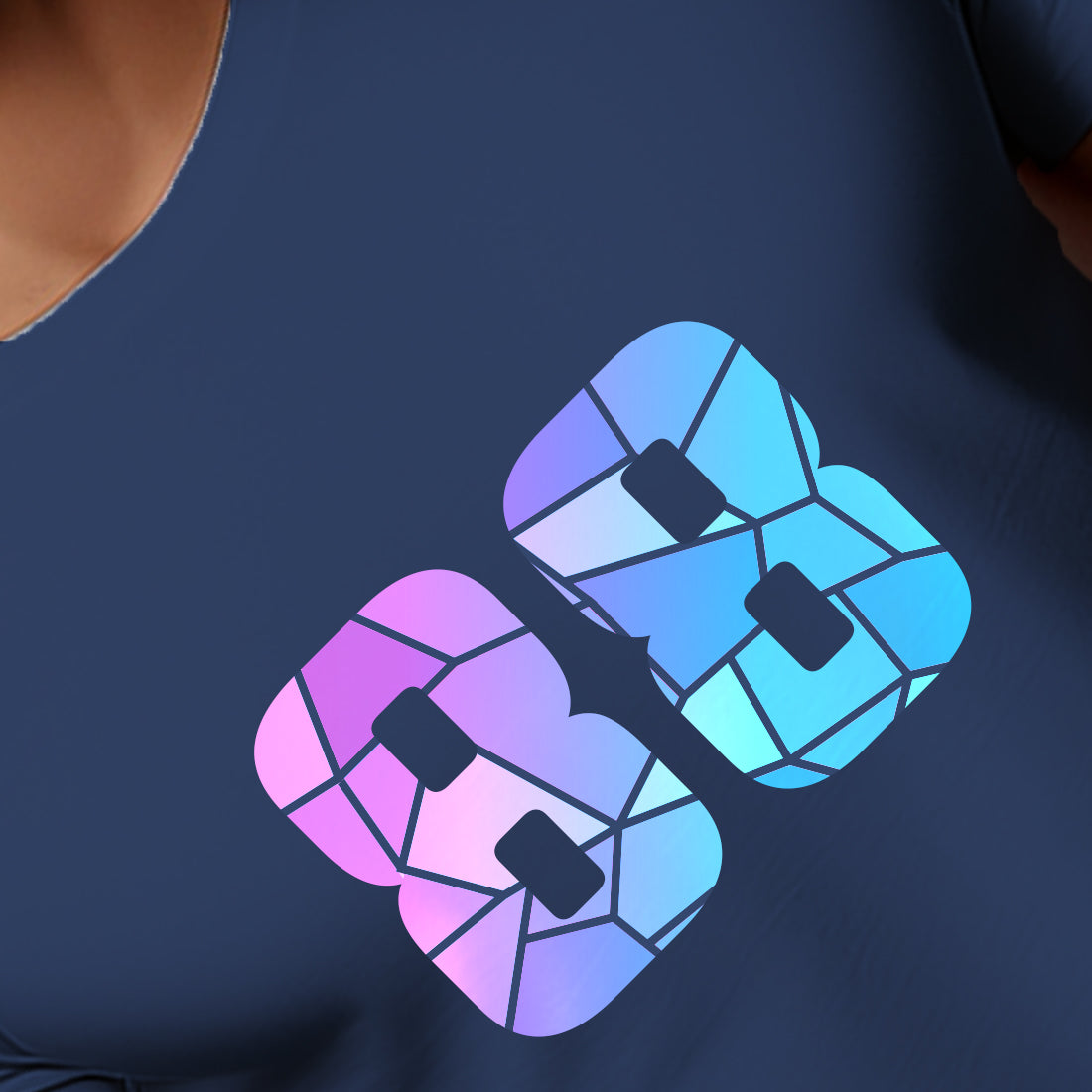 88 Number Men Unisex T-Shirt | Custom Number Graphic Tee (Navy Blue)