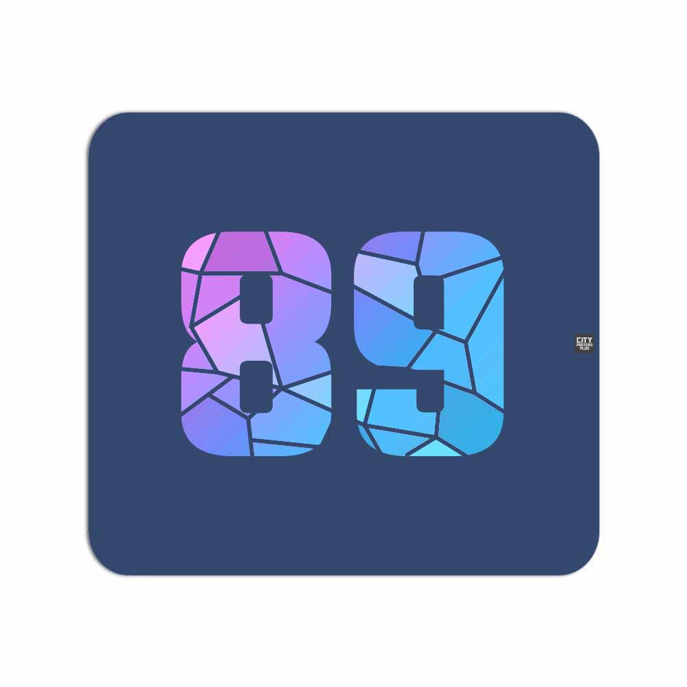 89 Number Mousepad (Navy Blue)