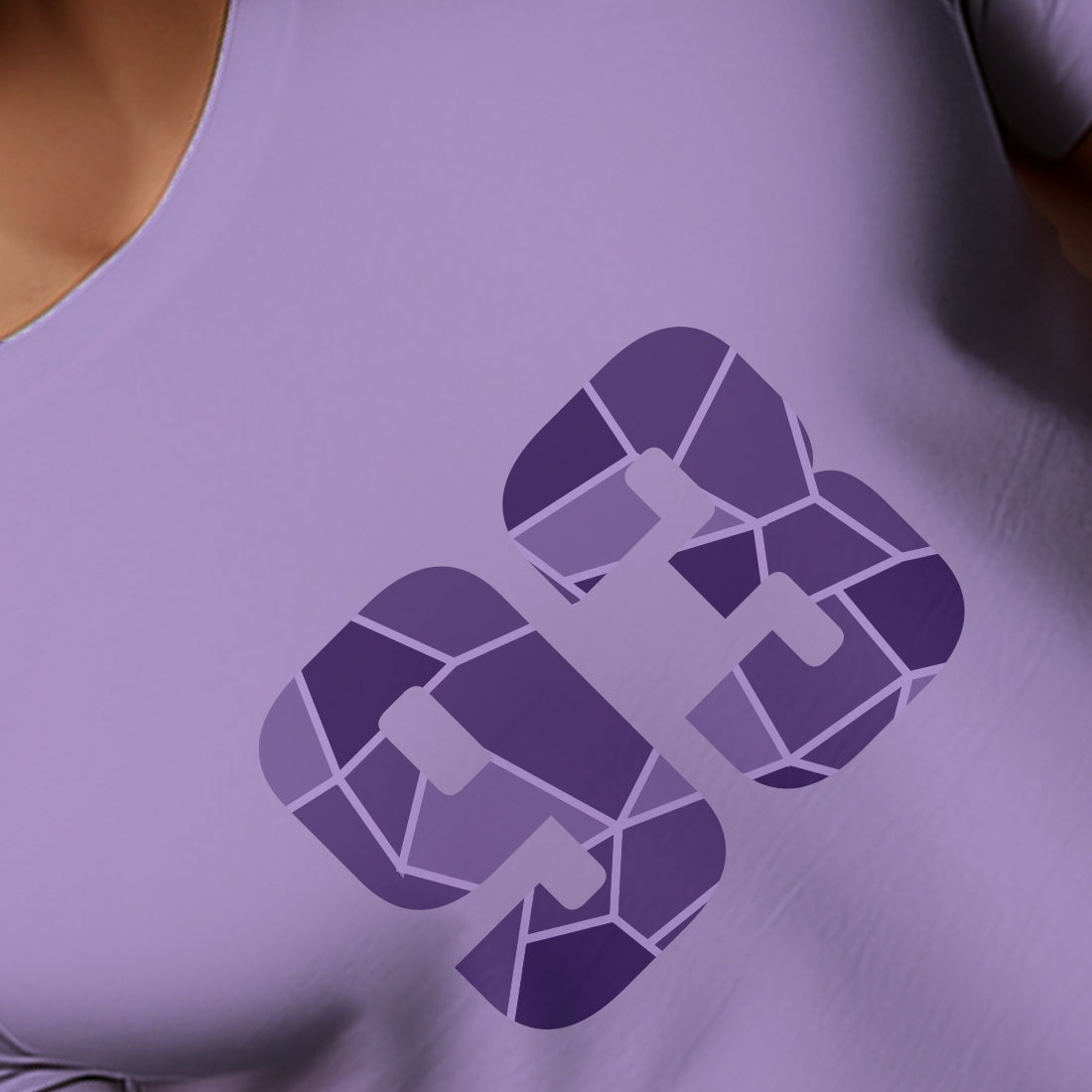 93 Number Men Unisex T-Shirt | Custom Number Graphic Tee (Iris Lavender)