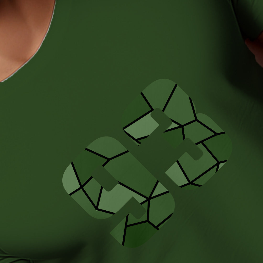 93 Number Men Unisex T-Shirt | Custom Number Graphic Tee (Olive Green)