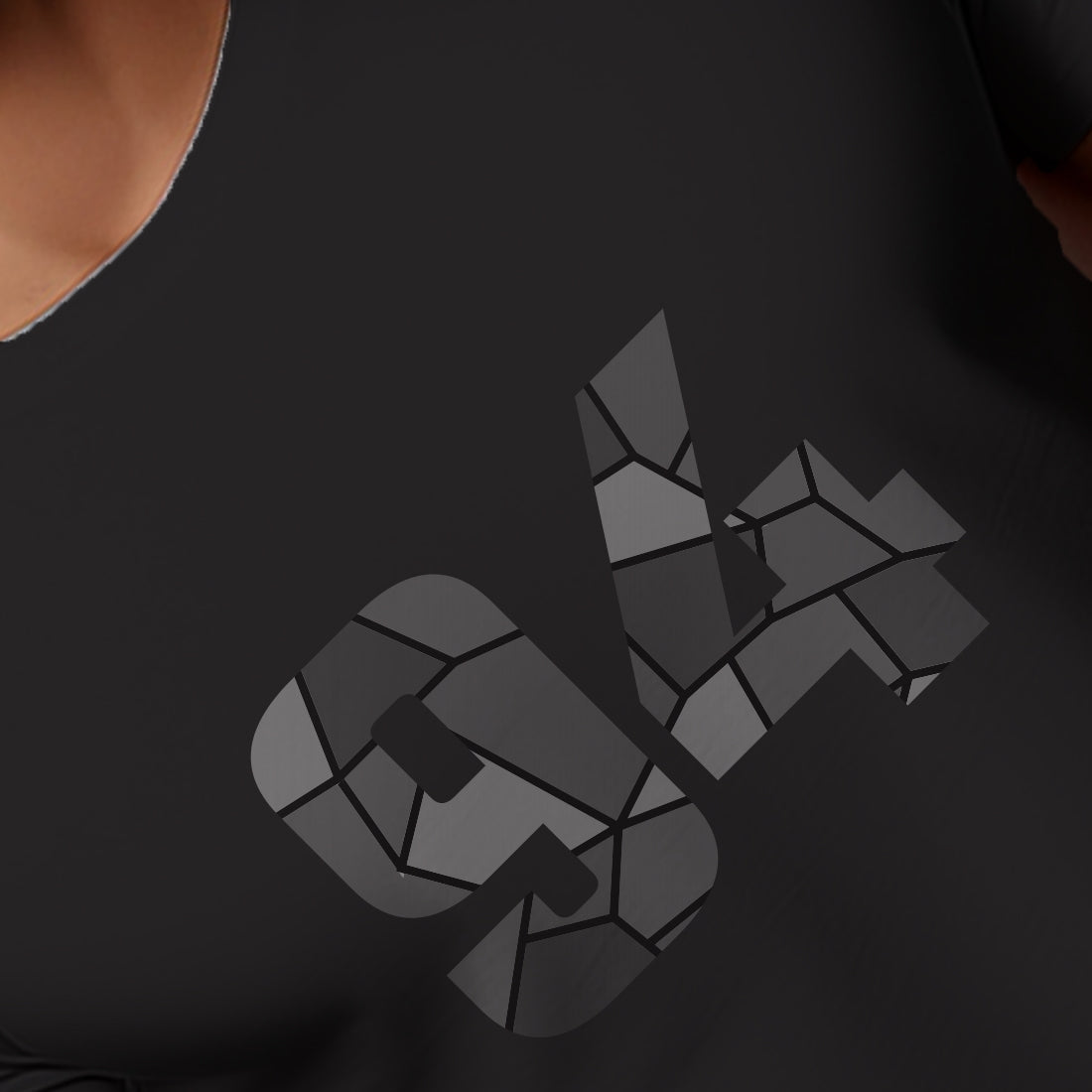 94 Number Men Unisex T-Shirt | Custom Number Graphic Tee (Black)